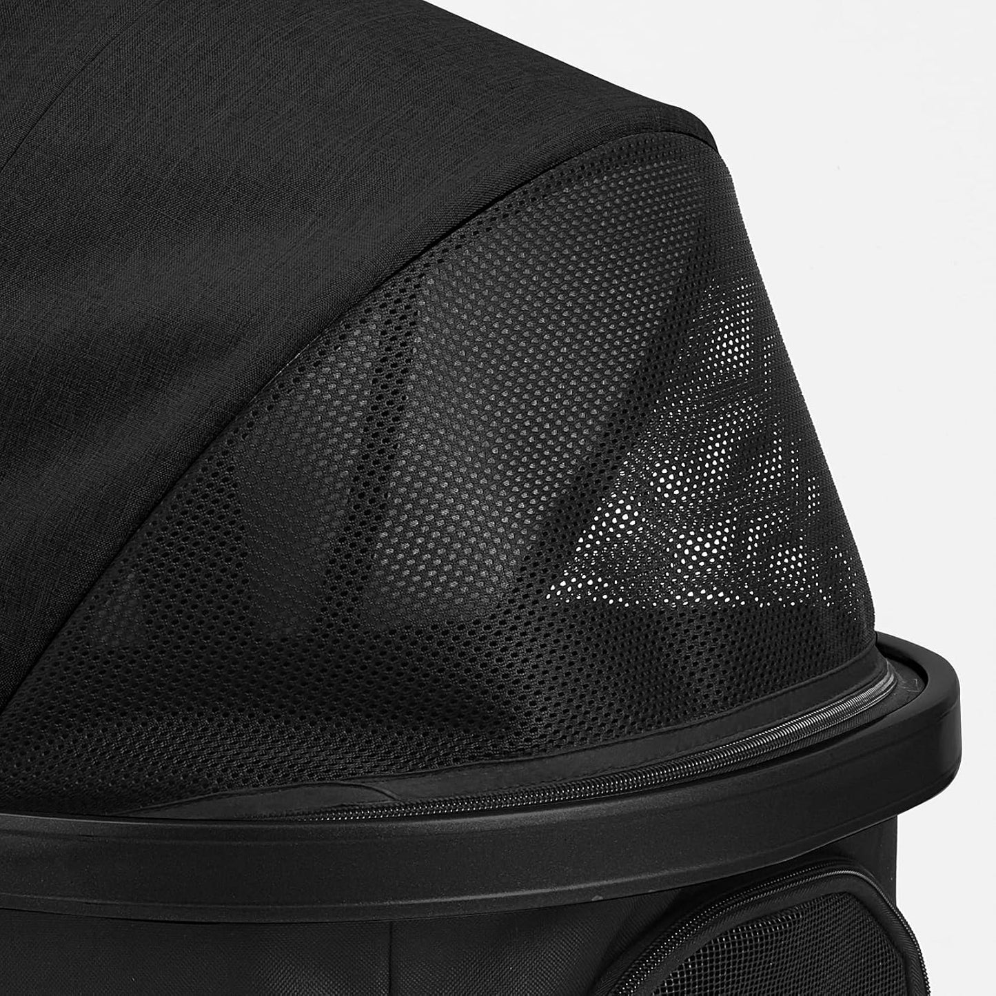 3-In-1 Pet Strollers for Small Medium Dogs Cat with Detachable Carrier Foldable Travel Pet Gear Stroller (Black)