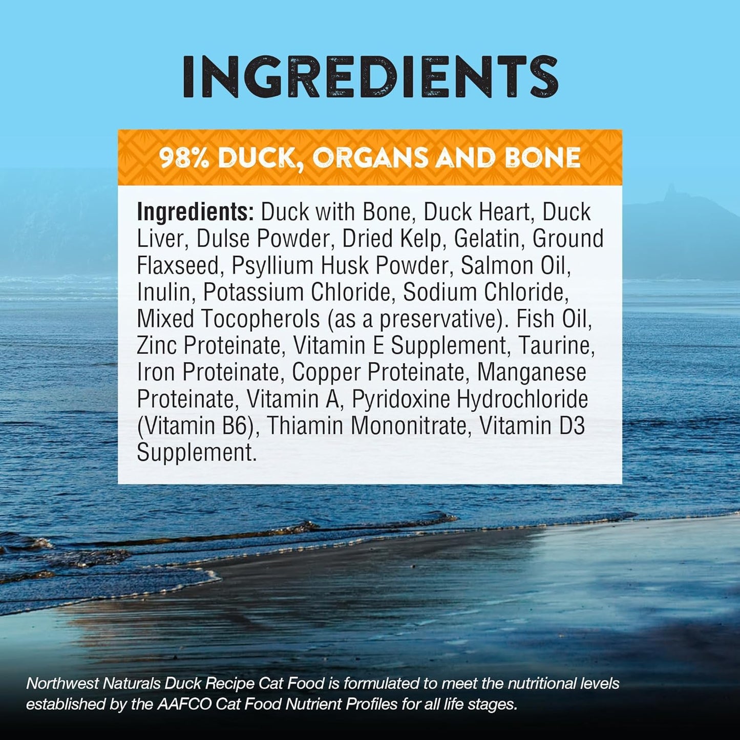 Freeze - Dried Duck - Grain Free Cat Food - Bite-Sized Nibbles - Healthy - Limited Ingredients, Human Grade - Complete & Balanced - All Natural - USA Made - 11 Oz