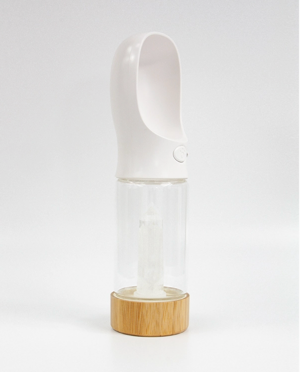 Urban Oasis Crystal-Infused Portable Pet Water Bottle - Bundle