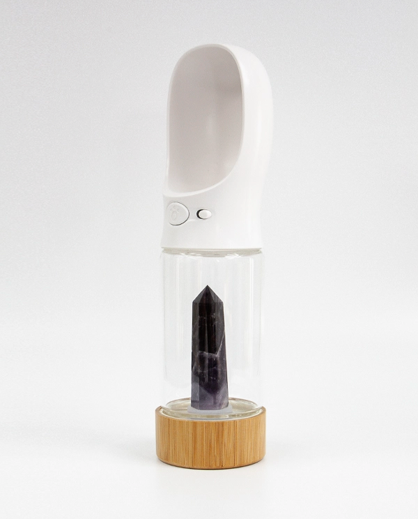 Urban Oasis Crystal-Infused Portable Pet Water Bottle - Bundle