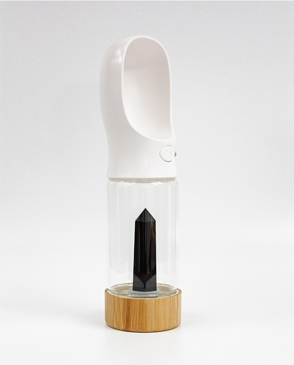 Urban Oasis Crystal-Infused Portable Pet Water Bottle - Bundle