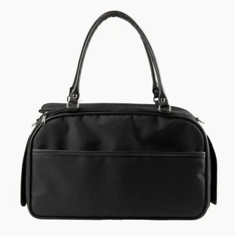 Marlee 2 Luxe Pet Carrier β Black with Classic Stripe