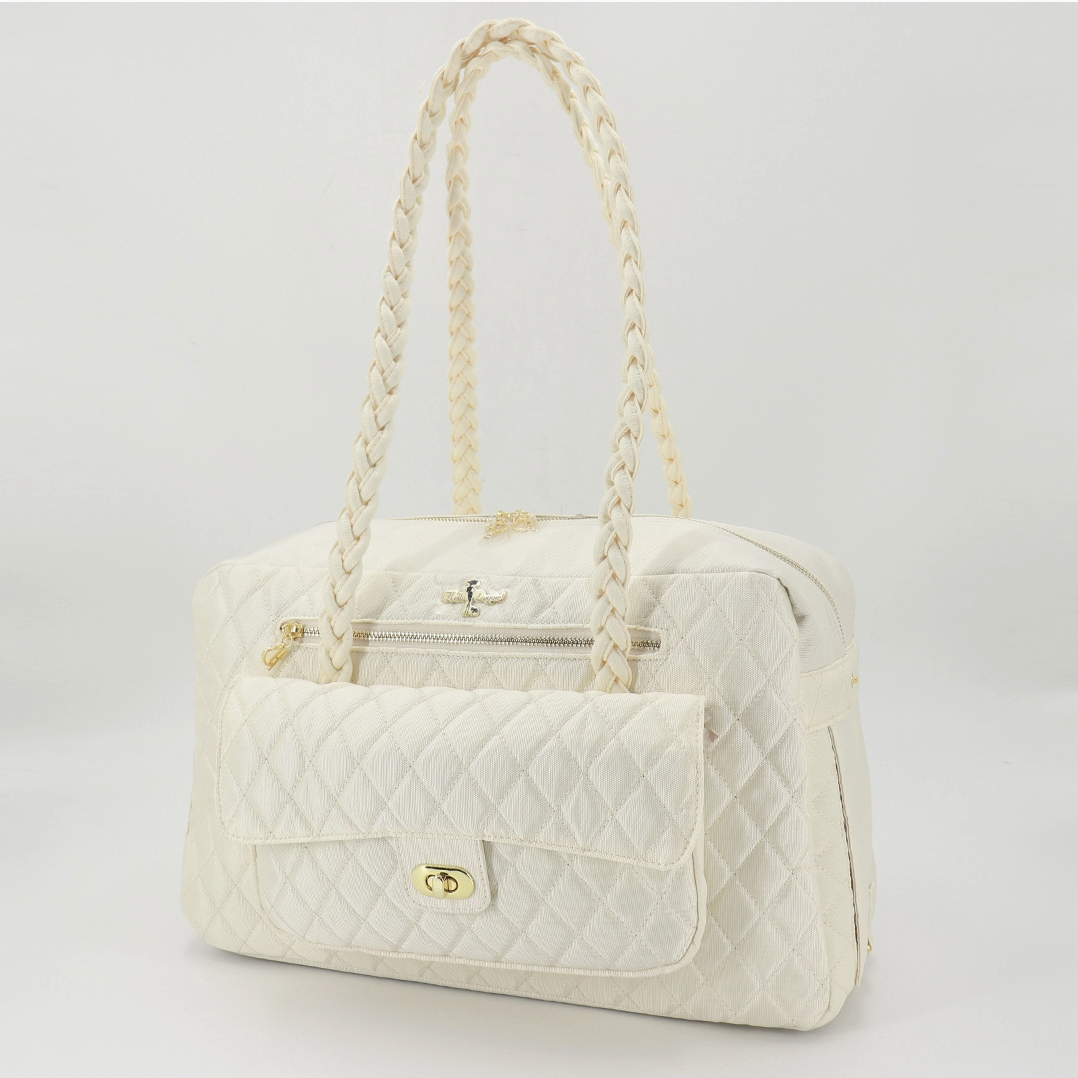 Porsha Luxe Pet Carrier โ Blush, Cream, Tan, or Black