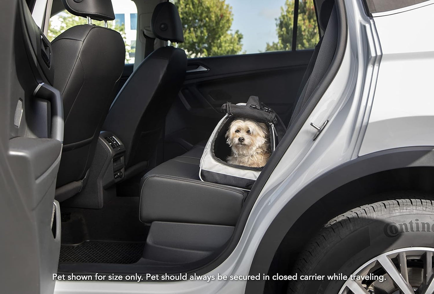 Forma Frame Crash-Tested Travel Pet Carrier, Airline Approved & Guaranteed on Board - Black, Medium