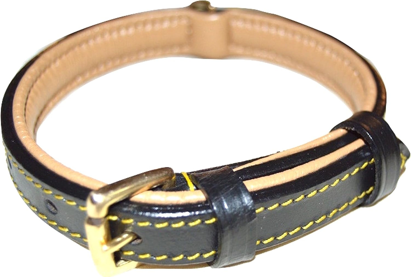 LuxeTouch™ Padded Leather Dog Collar