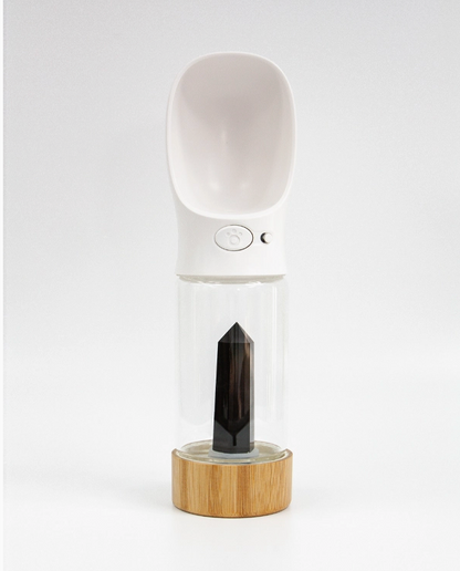 Urban Oasis Crystal-Infused Portable Pet Water Bottle - Bundle