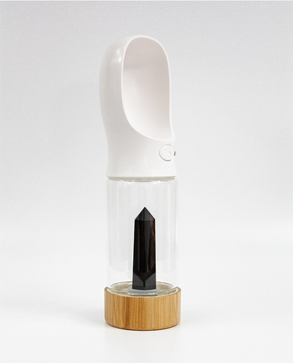 Urban Oasis Crystal-Infused Portable Pet Water Bottle - Bundle