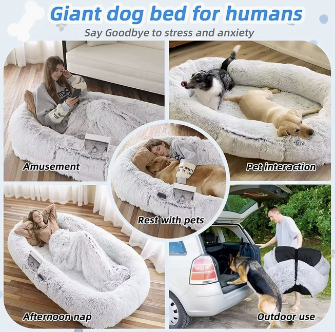The Humanised Nest – Oversized Orthopaedic Dog Bed