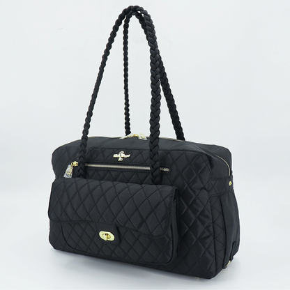 Porsha Luxe Pet Carrier – Blush, Cream, Tan, or Black