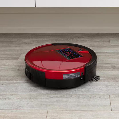 Pethair Robotic Vacuum Cleaner and Mop with Auto Recharging Station, Large Dustbin, Stair & Obstacle Detection in Rouge